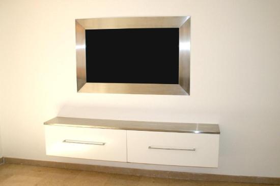 wall mounted tv with furniture